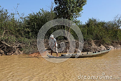 Vietamese Floating Village Editorial Stock Photo