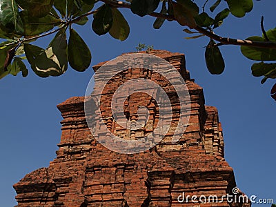 Vietnam Champa temple Stock Photo
