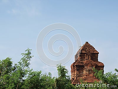 Vietnam Champa temple Stock Photo