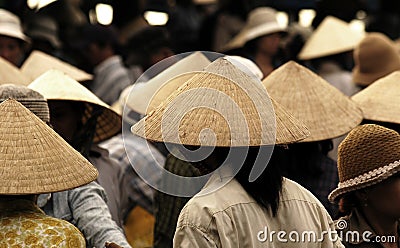 Vietnam conic hats Editorial Stock Photo