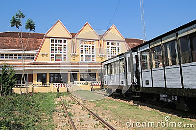 Vietnam Da Lat railway station Editorial Stock Photo