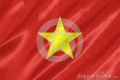 Vietnam Flag Stock Photo