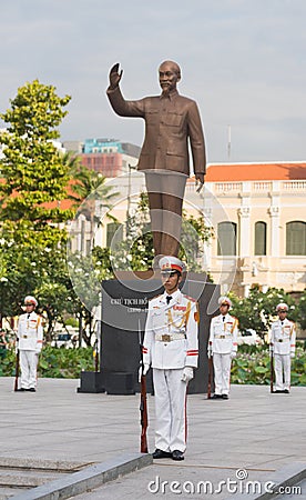 Vietnam honor guard Editorial Stock Photo