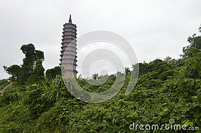 Tropical pagoda Editorial Stock Photo