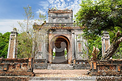 Vietnam - Tu Duc tomb Stock Photo