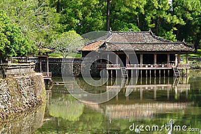 Vietnam, Tu Duc tomb Stock Photo