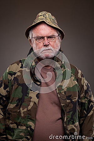 Vietnam Veteran Stock Photo