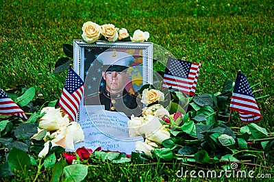 Vietnam Veterans Memorial in Washington DC, USA Editorial Stock Photo