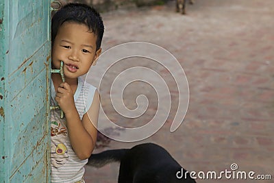 Vietnamese Child Editorial Stock Photo