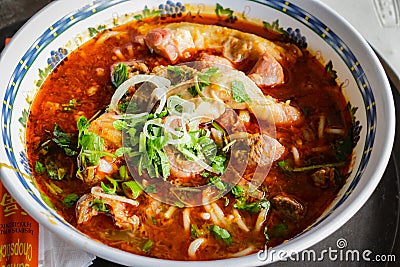 Vietnamese Cuisine in New Orleans Stock Photo