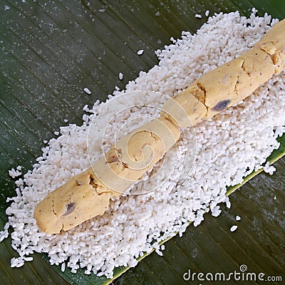 Vietnamese food, traditional food, vietnam banh tet Stock Photo