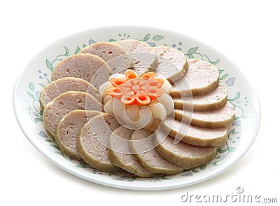 Vietnamese Ham and Allium Chinense Stock Photo