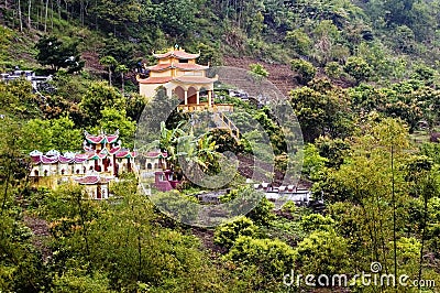 Vietnamese Temple Stock Photo