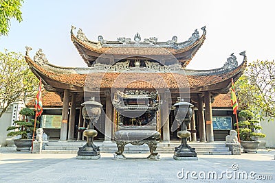Vietnamese temple at Bac Ninh province Stock Photo