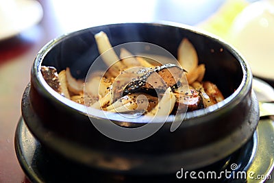 Vietnamese Vegetarian Fish Pepper Stock Photo