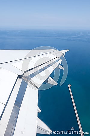 View from above the dam in Heraklion, Crete island Stock Photo