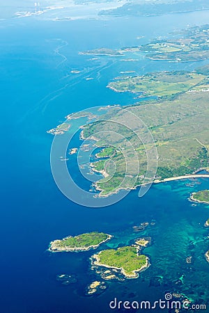 Stunning Scottish Coastline Stock Photo