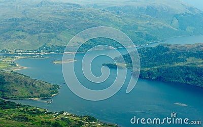 Stunning Scottish Coastline Stock Photo