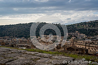 The stunning Scicli Italy Sicly Stock Photo