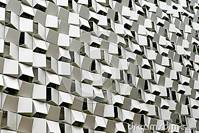 View of a abstract silver structure background Stock Photo