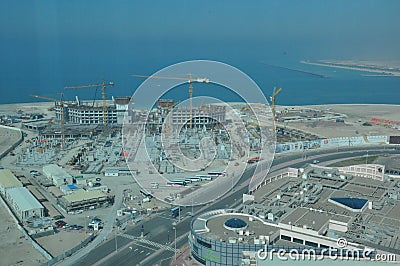 View of Abu Dhabi, United Arab Emirates Editorial Stock Photo