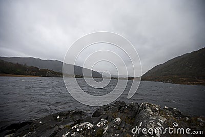 View across Lough Leane, Ireland Stock Photo