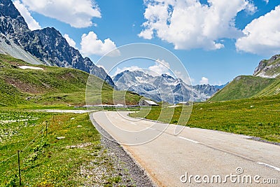 View of the albula pass in grisons, switzerland, europe Stock Photo