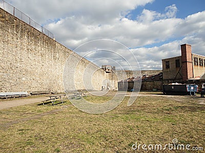 View from alcatras penitentiary island museum Editorial Stock Photo