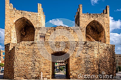 View of alcudia town, mallorca, spain Stock Photo