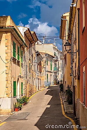 View of alcudia town, mallorca, spain Stock Photo