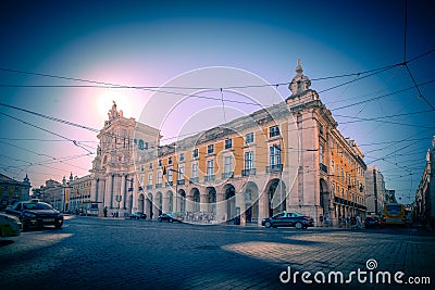 Historical and monumental city of Europe Editorial Stock Photo