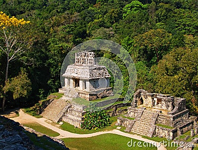 View of the ancient pyramid Stock Photo