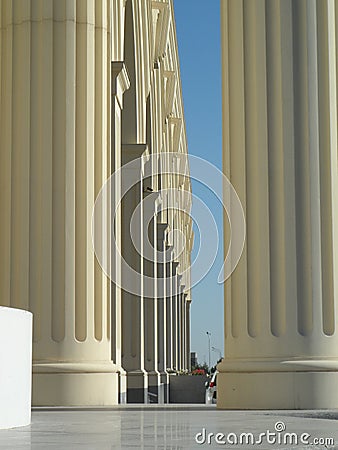 View on archs Editorial Stock Photo