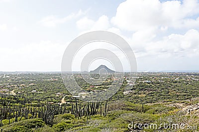 View on Aruba island in the Caribbean Stock Photo