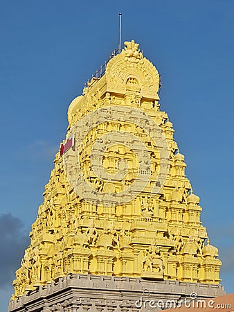 View of Arulmigu Ramanathaswamy Temple in Rameshwaram. Editorial Stock Photo