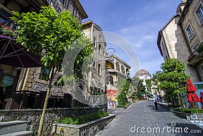 View of Ba Na hill which is very famous for its beautiful landscape and friendly people. Editorial Stock Photo