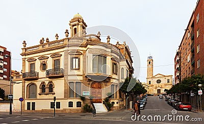 View of Badalona, Spain Editorial Stock Photo