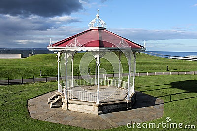 A view of the Bandstand in St Andrews Stock Photo