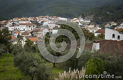 A view of Barroca Schist Village Stock Photo