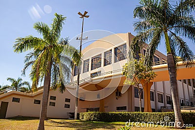 View of the Basilica Sanctuary of the Divine Father Eternal. Editorial Stock Photo