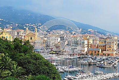 View of Bastia Stock Photo