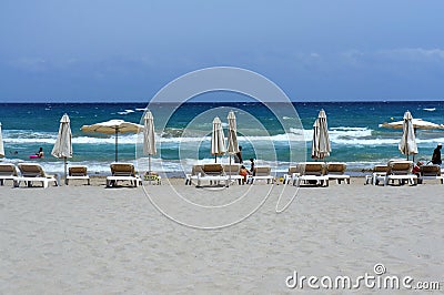 View of beach San Juan Editorial Stock Photo