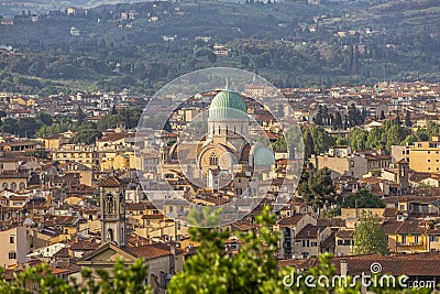 View of The beautiful cityscape Florence Italy Stock Photo