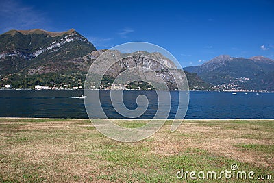 View of beautiful park of Villa Melzi Stock Photo