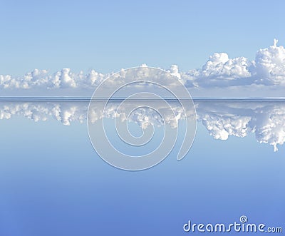 View of beautiful sky with sea. Stock Photo