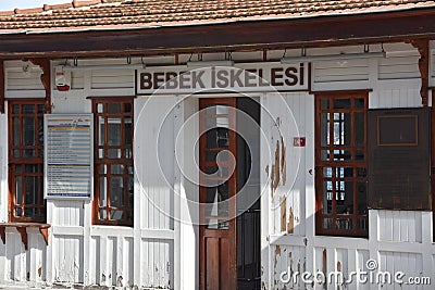 View of Bebek ferry station Editorial Stock Photo