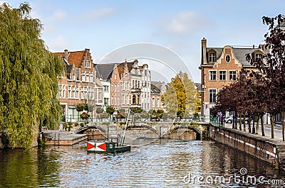 A view of the Belgian city, Lier Stock Photo