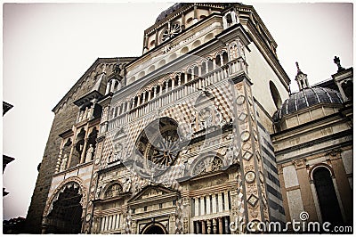 View on the Bergamo Cathedral Stock Photo