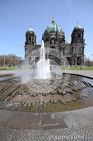 View berlin cathedral Editorial Stock Photo
