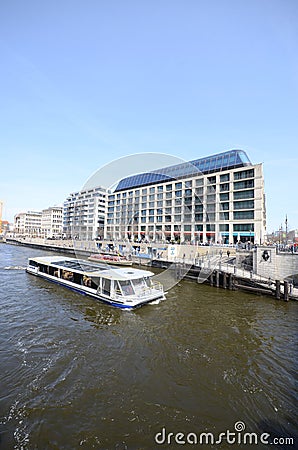 View berlin spree Editorial Stock Photo